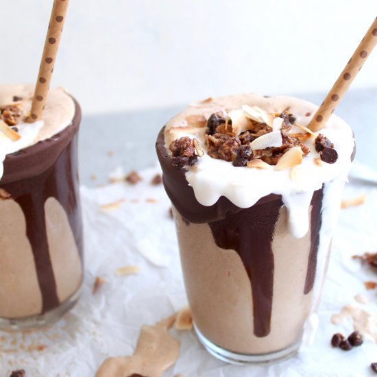 Mocha Coconut Milkshakes