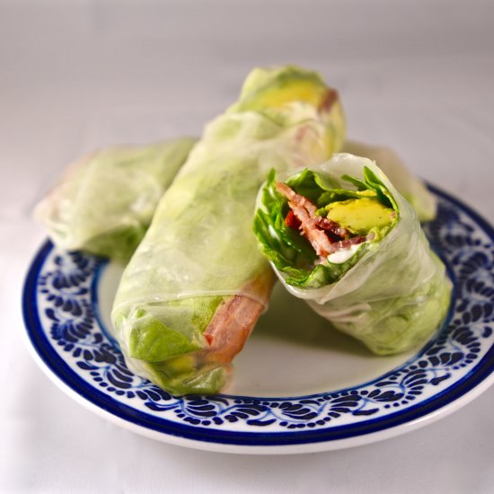 BLTA Spring Rolls