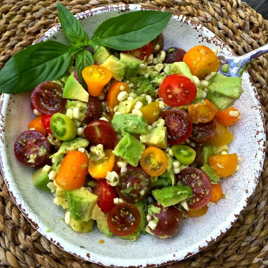 Corn, Tomato and Avocado Salad