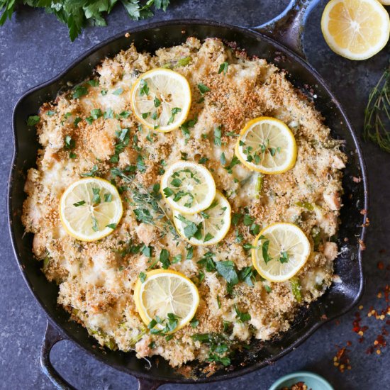 Lemon Chicken Quinoa Bake