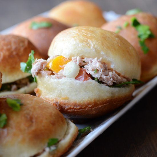 Pan Fried Tuna Stuffed Bread