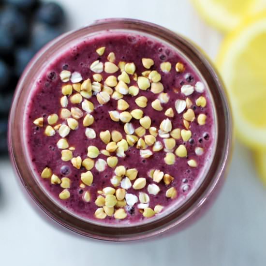 Lemony Blueberry Mango Smoothie