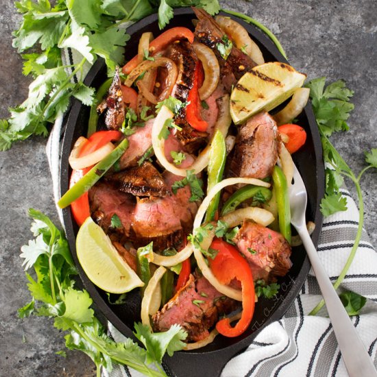 Carne Asada Steak Fajitas