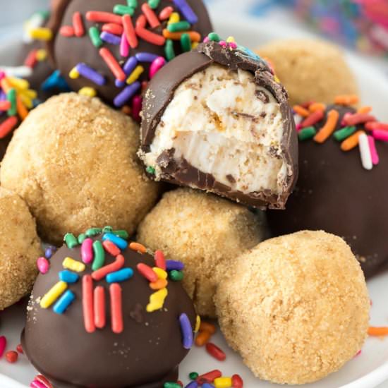 Easy No Bake Cheesecake Truffles