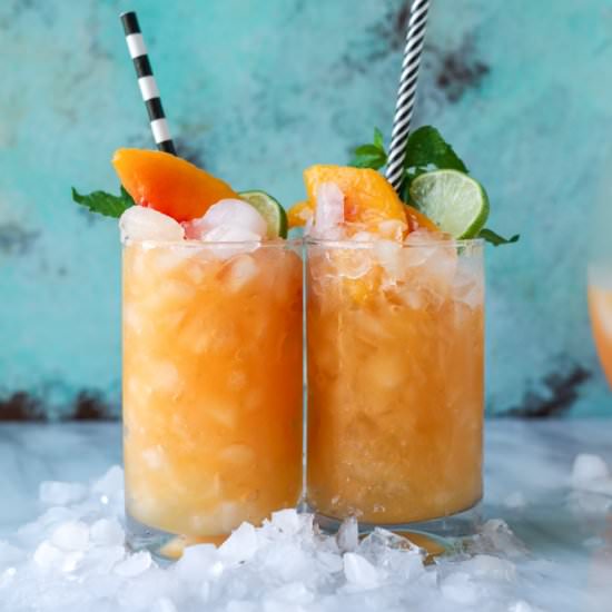 Pineapple Peach Agua Fresca