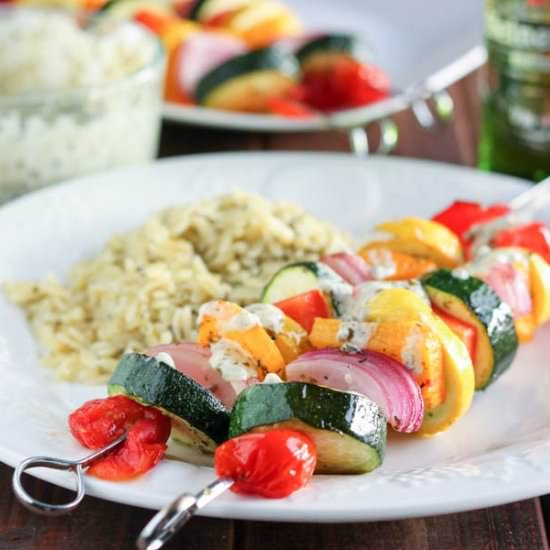 Marinated Vegetable Kabobs