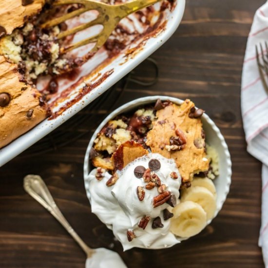 Banana Split Dump Cake