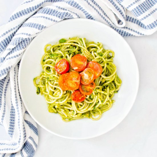 Arugula Basil Pesto Pasta