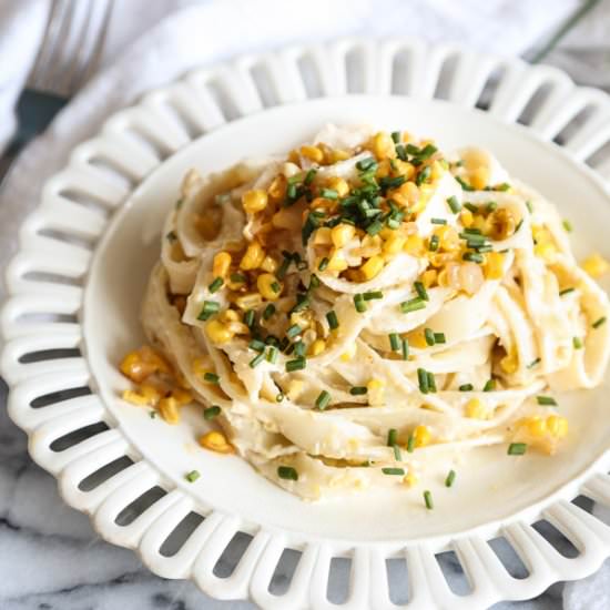 Sweet and Spicy Corn Pasta