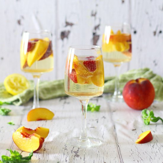 Ginger Peach Sangria