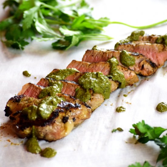 Chimichurri Tri Tip Steak