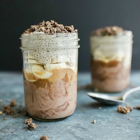 Banana Chocolate Pudding Parfait