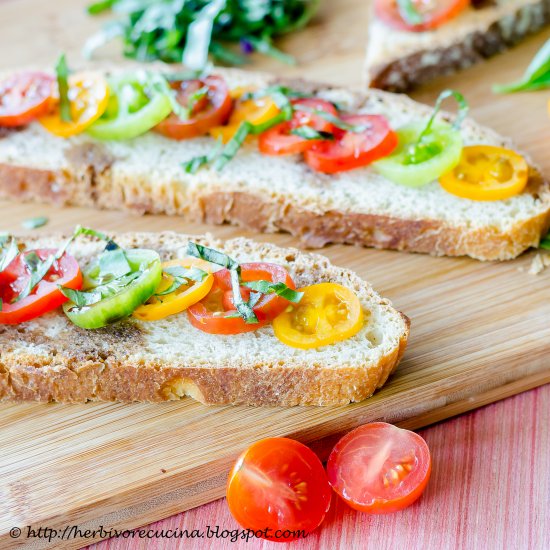 Cherry Tomato Bruschetta