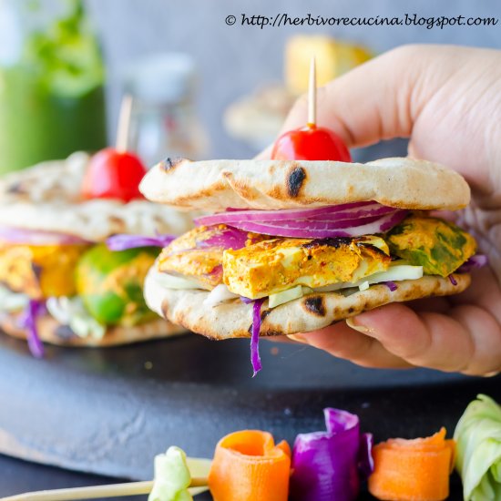 Tofu Tikka Naan-Wich