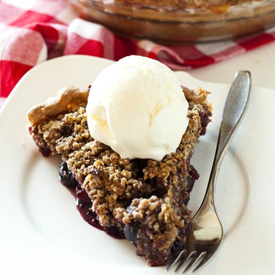 Cherry Crumble Pie