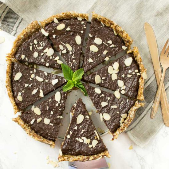 Avocado Fudge Tart