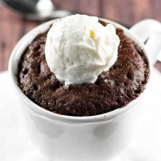 Molten Chocolate Mug Cake