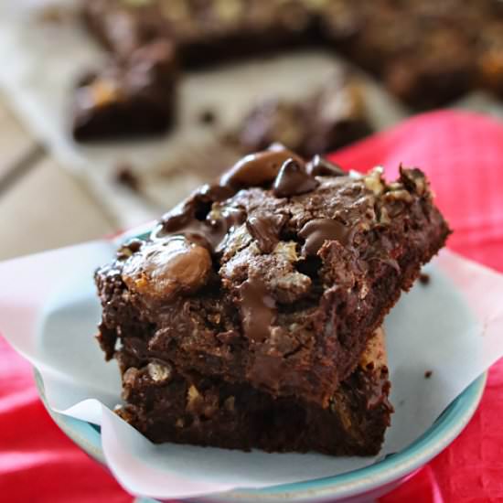 Milk Dud Cake Mix Bars