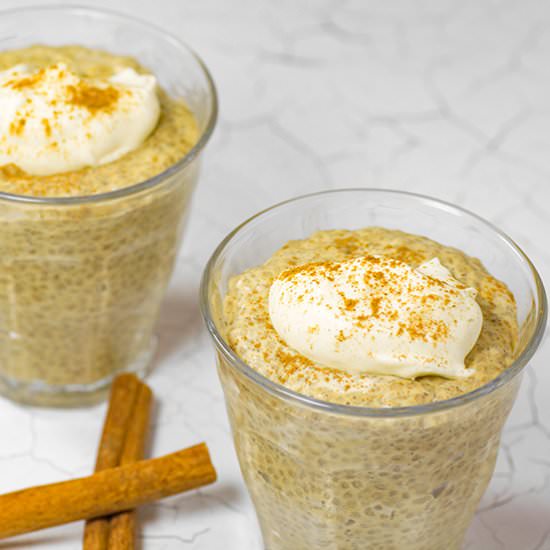 Low Carb Keto Chai Chia Pudding