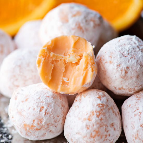 Orange Creamsicle Truffles