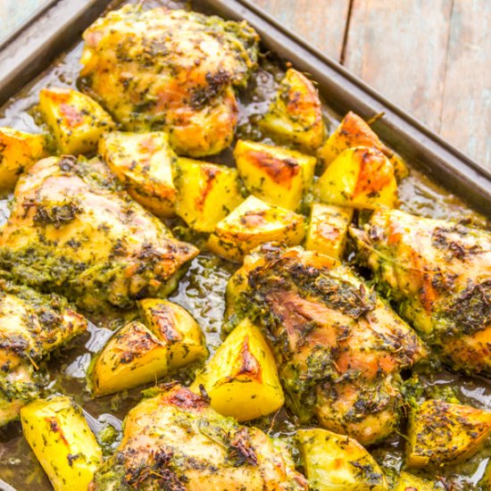 Coriander Chilli Roast Chicken