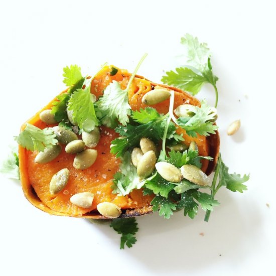 Summer Sweet Potato Bruschetta