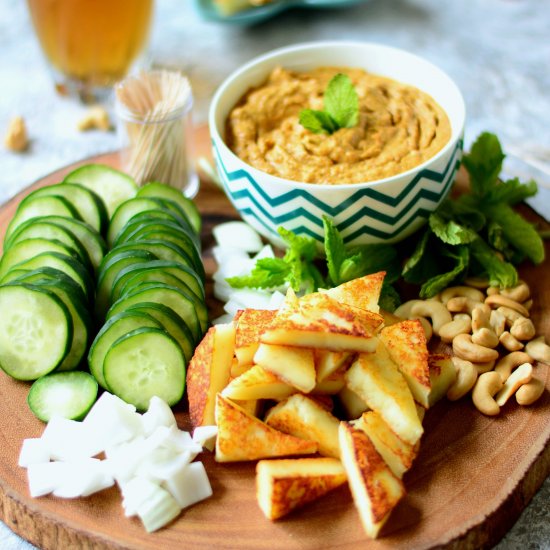 Cucumber Paneer w/ Cashew curry