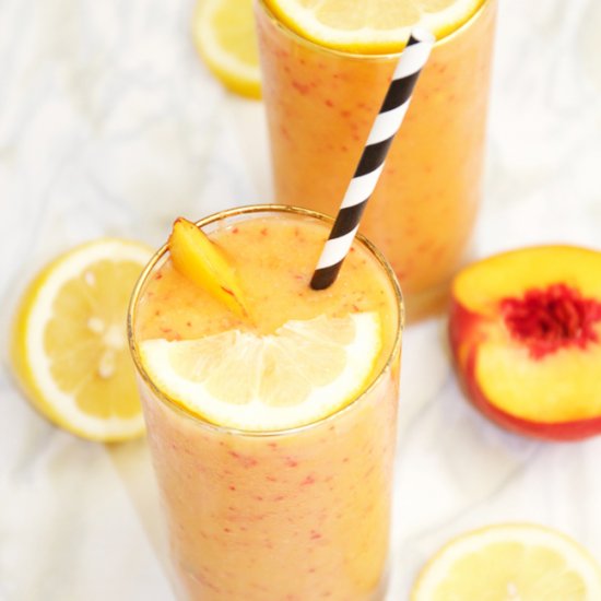 Frozen Peach Blender Lemonade