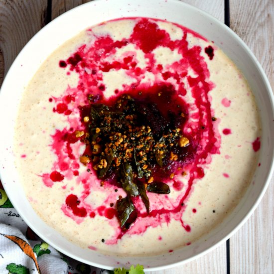 Beets & Peanuts Raita