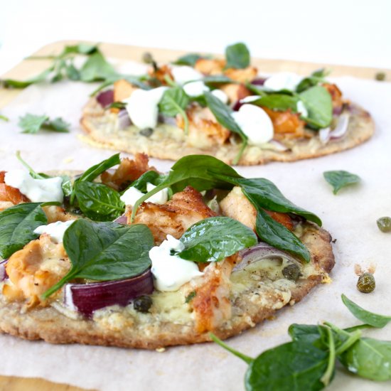 Flatbread with Smoked Salmon