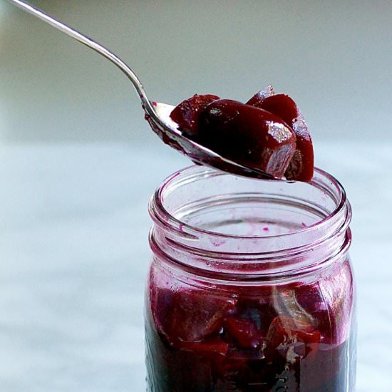 Easy Pickled Beets with Honey