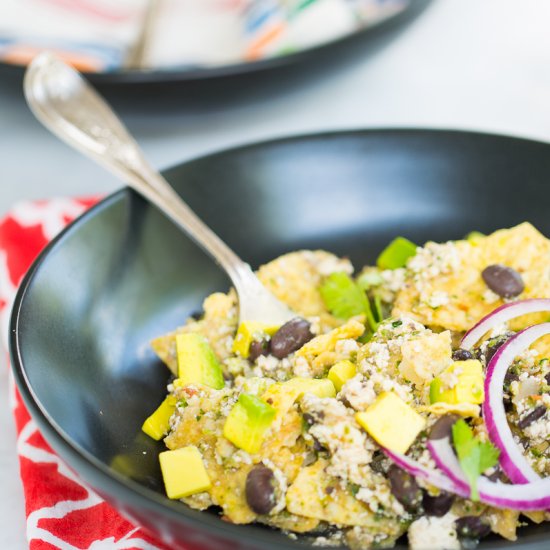 Scrambled Tofu with Chips