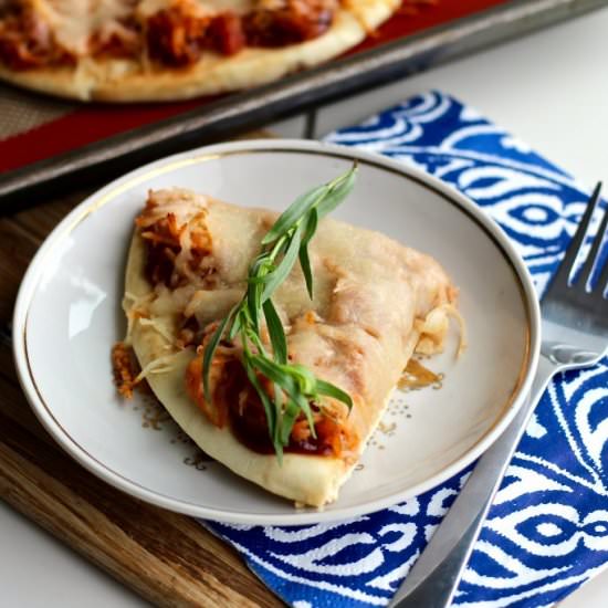 Quick BBQ Chicken Flatbread