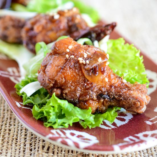 Soy Glazed Korean Fried Chicken