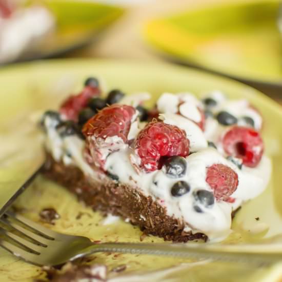 Raw Chocolate Coconut Cake