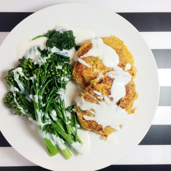 Chickpea and Sweet Potato Fritters