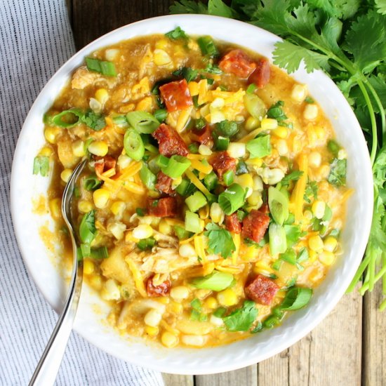 Southwestern Chicken Corn Chowder