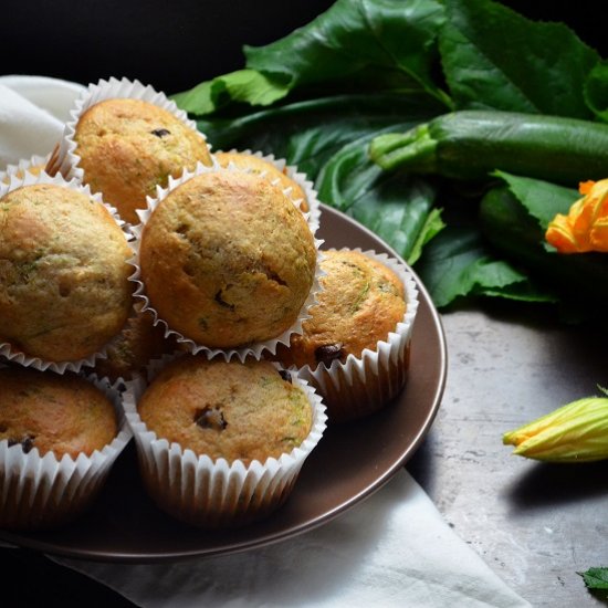 Chocolate Chip Zucchini Muffins