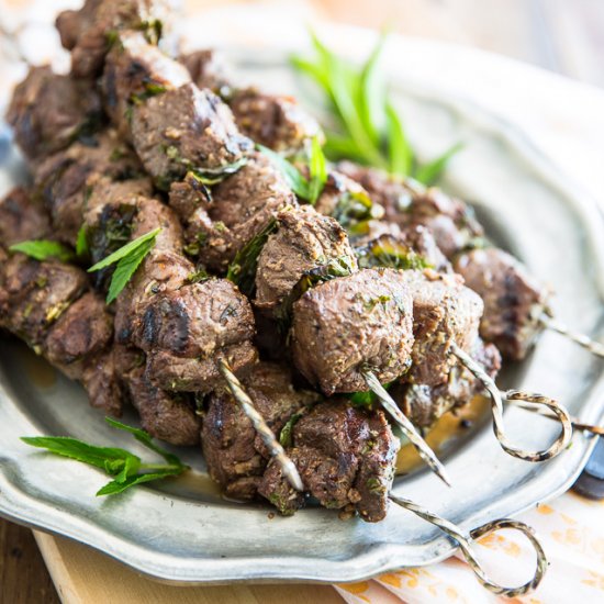 Grilled Lamb Kabobs