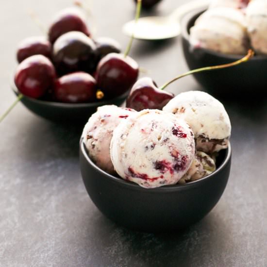 Cherry Stracciatella Gelato