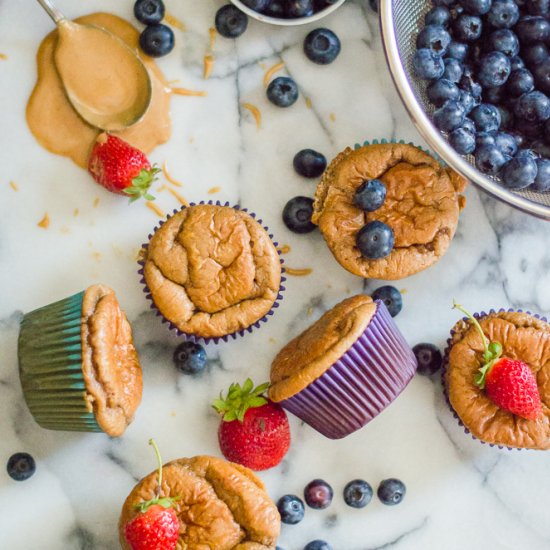 Flourless Peanut Butter Muffins