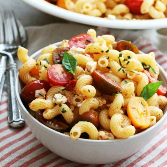 Triple Tomato Pasta Salad