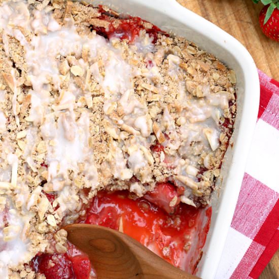 Strawberry Almond Crisp