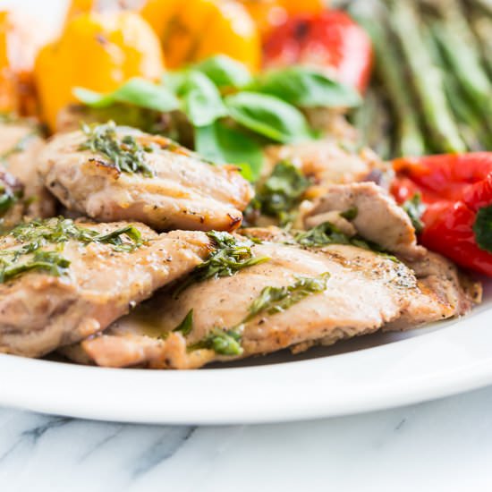 Lemon Basil Grilled Chicken