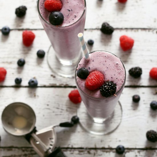 Mixed Berry Milkshake