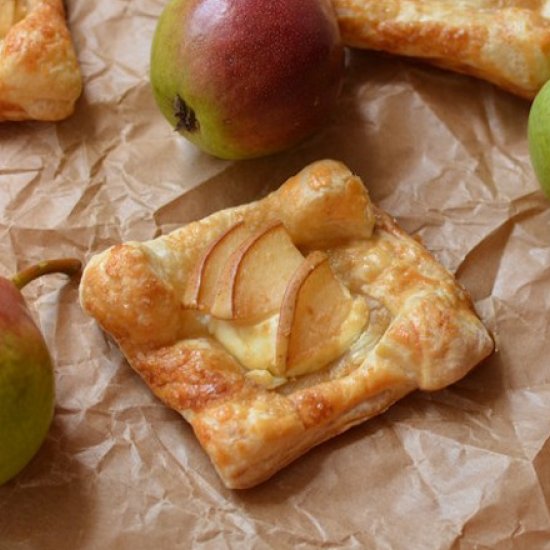 Quick Pear & Demerara Sugar Tarts