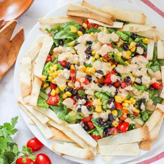 Mexican Salad with Chipotle Dressing