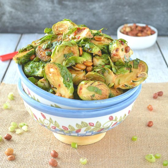 Kung Pao Brussels Sprouts