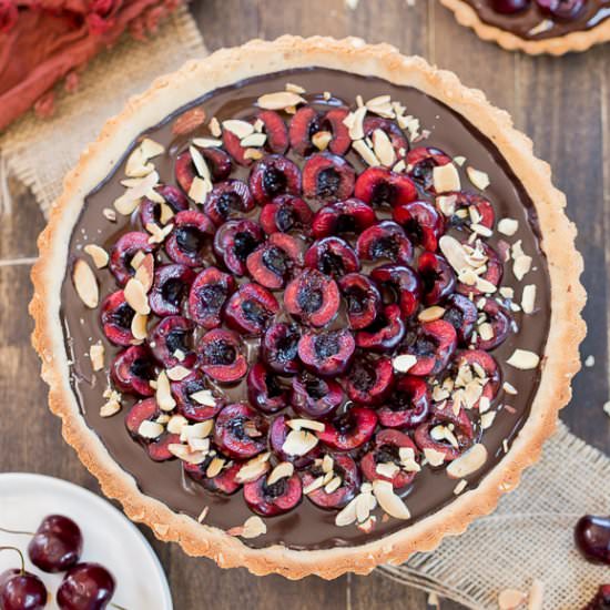 Chocolate Cherry Tart