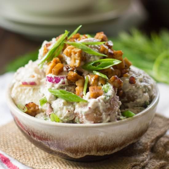 Creamy Dill Vegan Potato Salad